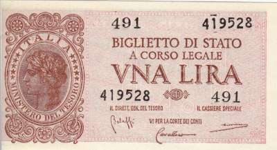 Beschrijving voorzijde: ITALIA